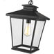 Bellmon 1 Light 11.1 inch Powder Coated Black Outdoor Hanging Lantern